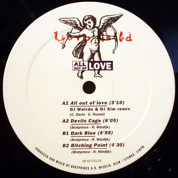 All Out Of Love front cover