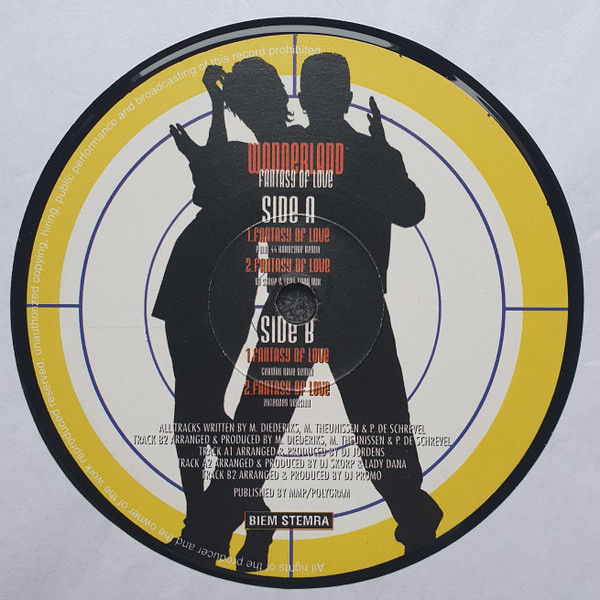 Fantasy Of Love front label