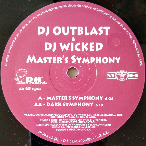 Master's Symphony back label