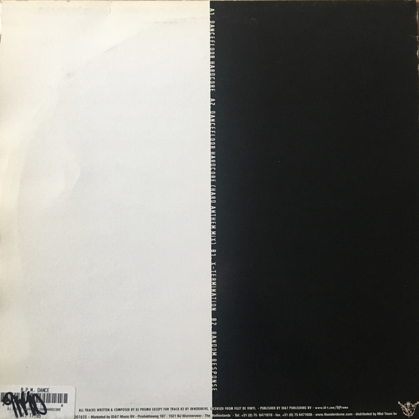 Dancefloor Hardcore back cover