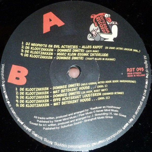 Dominee Dimitri 2004 front label