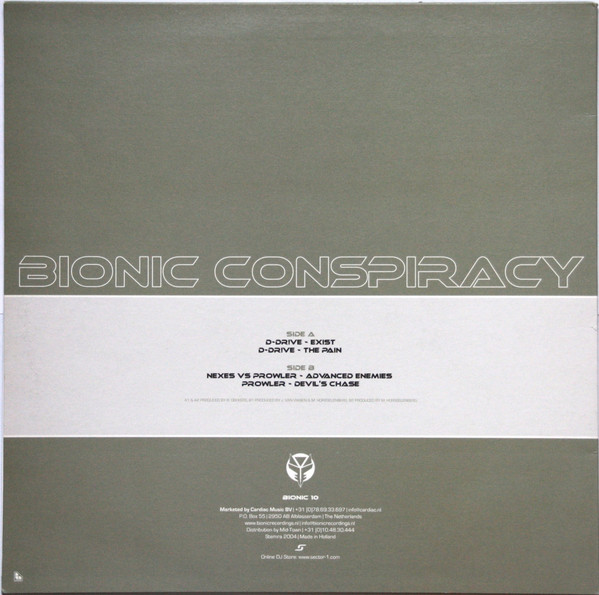 Bionic Conspiracy (Part 2 Of 2) back cover
