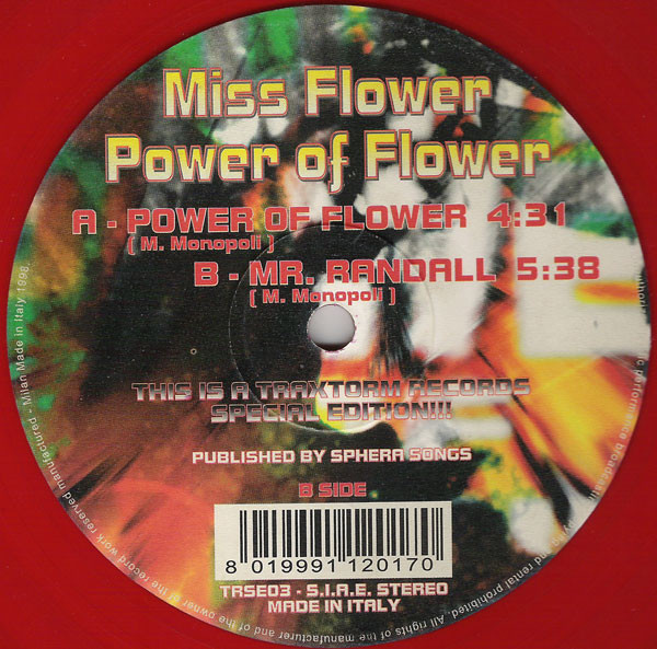 Power Of Flower back cover