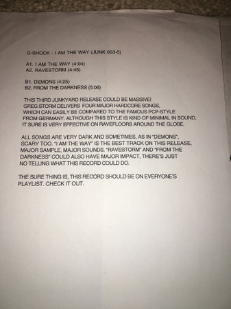 I Am The Way back cover