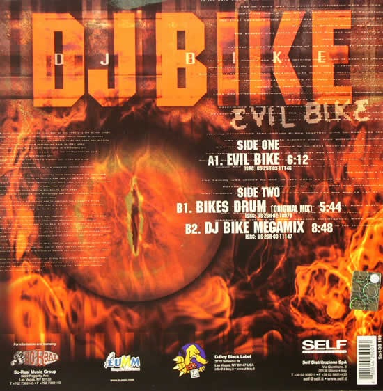 Evil Bike back cover