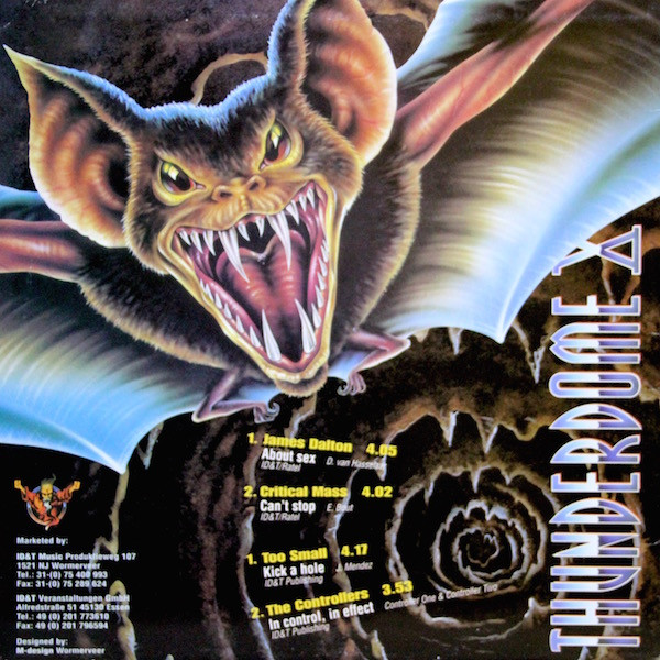 Thunderdome X (Sucking For Blood) back cover