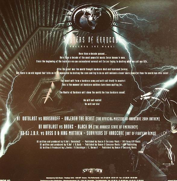 Unleash The Beast back cover