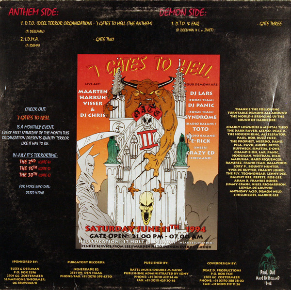 7 Gates To Hell back cover