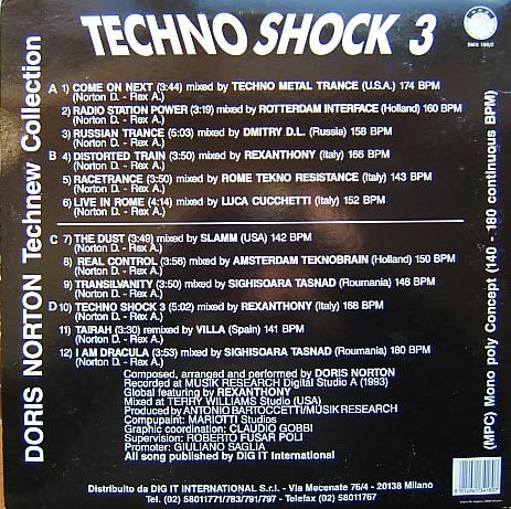 Techno Shock 3 back cover