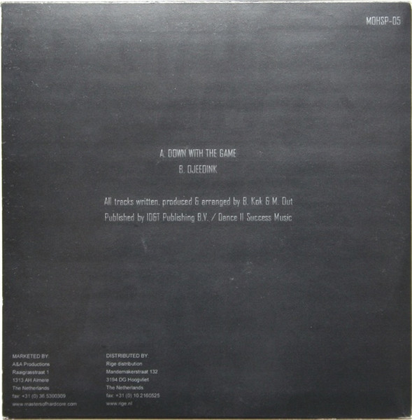 Down With The Game back cover