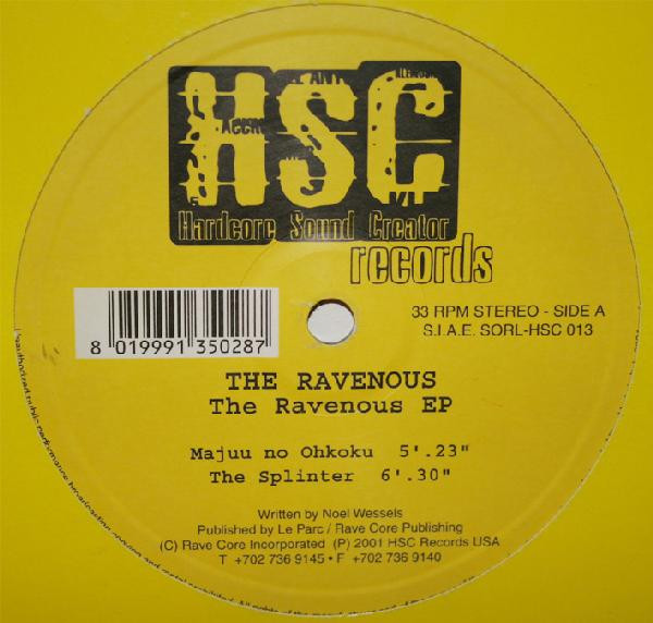 The Ravenous EP back cover