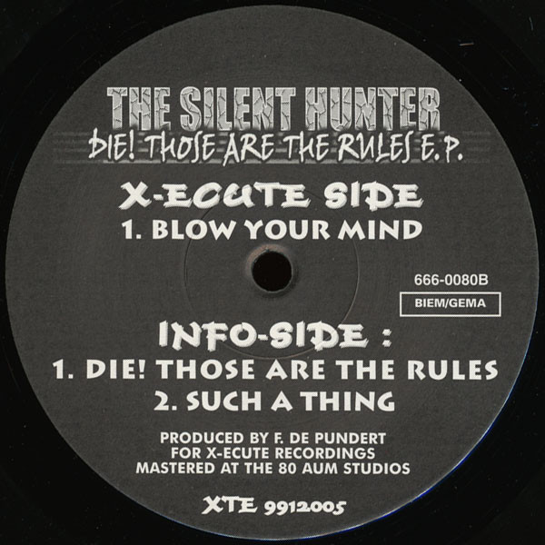 Die! Those Are The Rules E.P. back cover