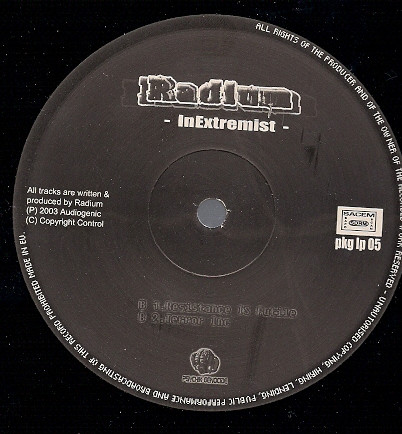 Inextremist Vol. 1 back label