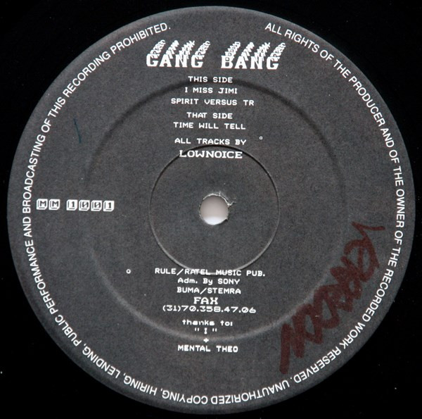 Gang Bang back cover