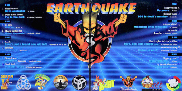 Earthquake II (The Ultimate Hardcore Collection) front label