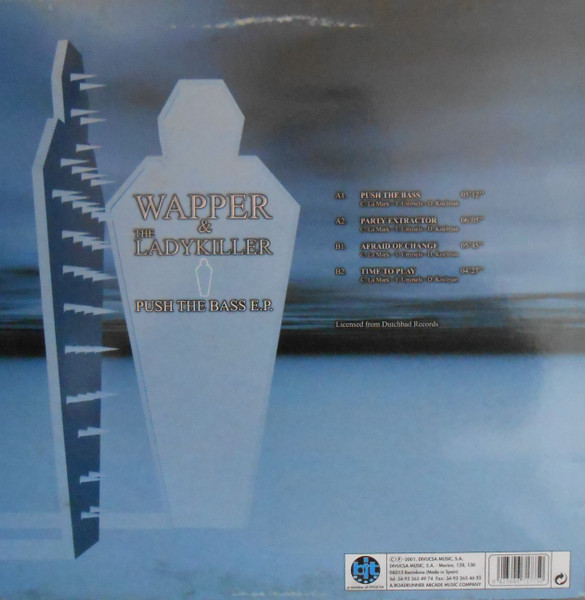 Push The Bass E.P. back cover