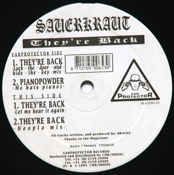 They're Back front label