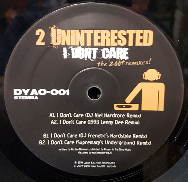 I Don't Care (The 2009 Remixes)