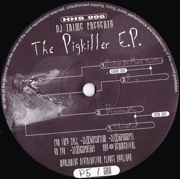 The Pigkiller EP back cover