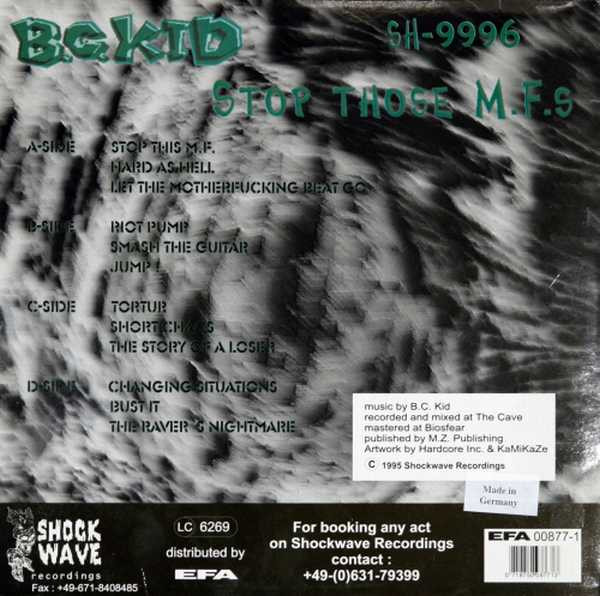 Stop Those M.F.s back cover