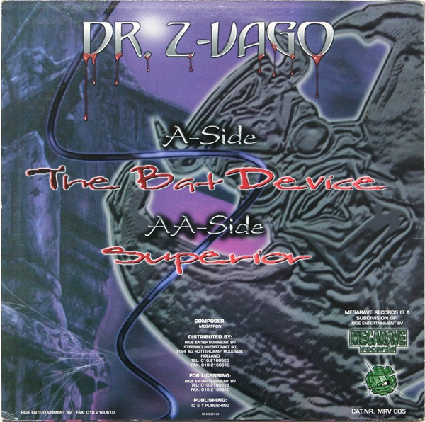 The Bat Device back cover