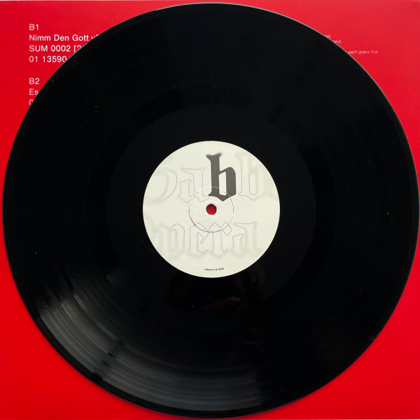 De Gabber Opera back label