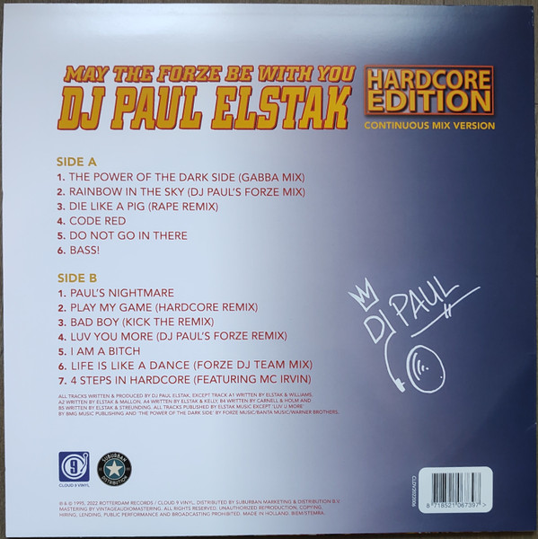 May The Forze Be With You (Hardcore Edition) back cover