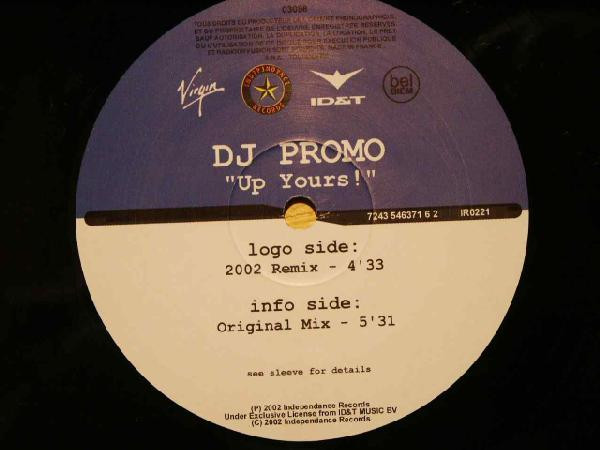 Up Yours! back label