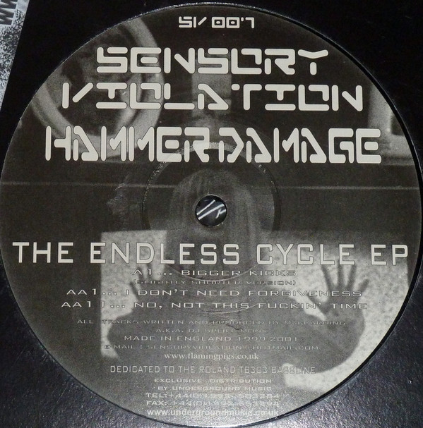 The Endless Cycle EP back label