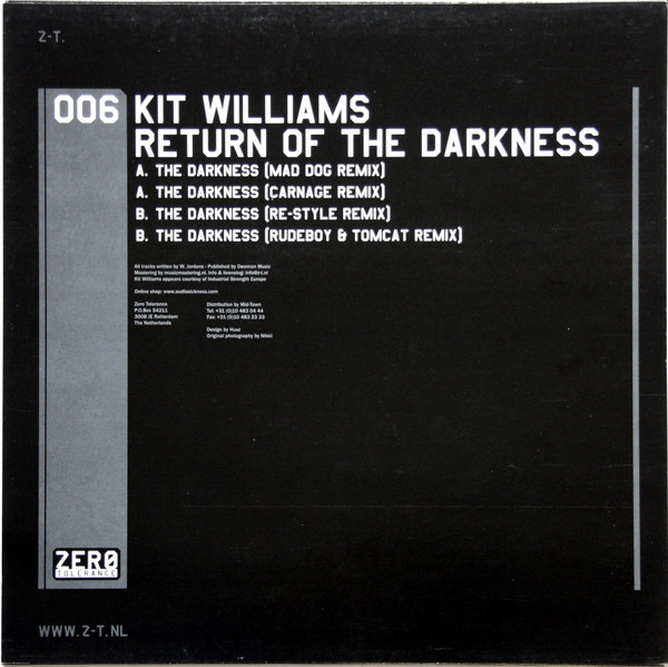 Return Of The Darkness back cover