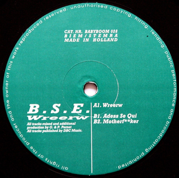 Wreerw front label