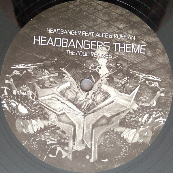 Headbangers Theme (The 2008 Remixes) front label