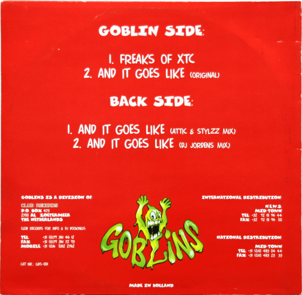 Freaks Of XTC back cover