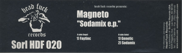 Sodamix EP front label
