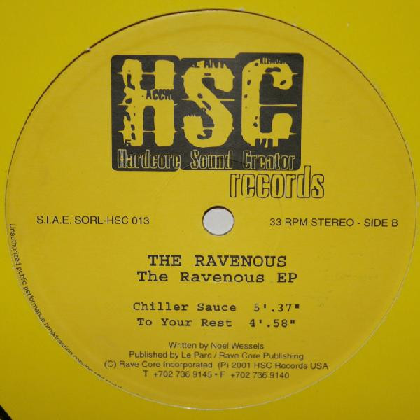 The Ravenous EP front label