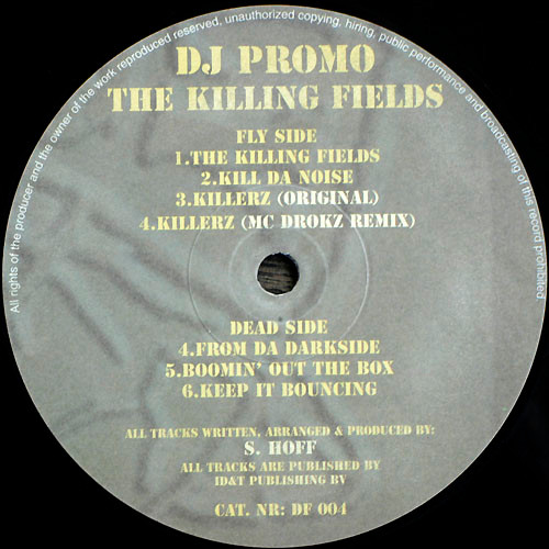 The Killing Fields E.P. front label