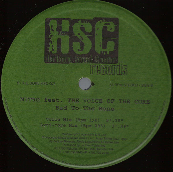 Bad To The Bone back cover