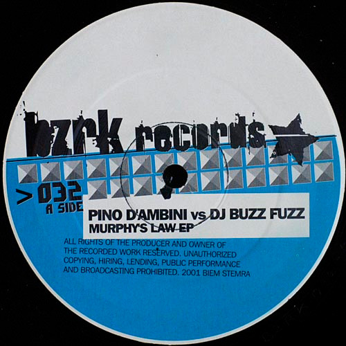 Murphy's Law EP front label