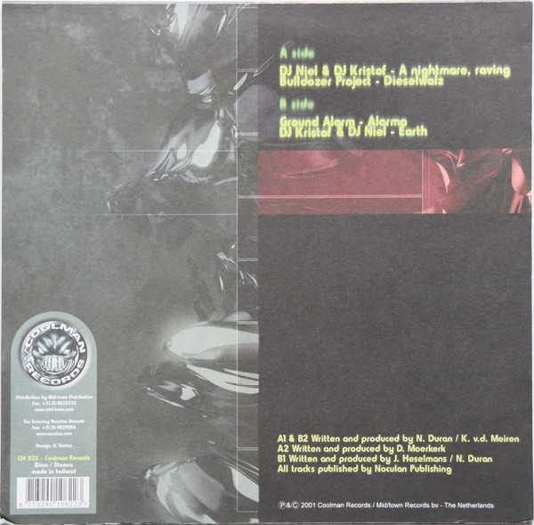 Raving Nightmare EP back cover