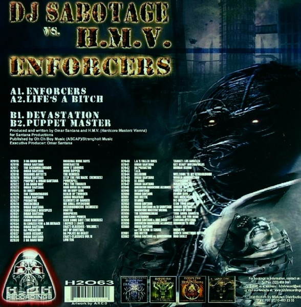 Enforcers back cover