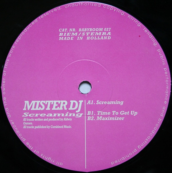 Screaming front label