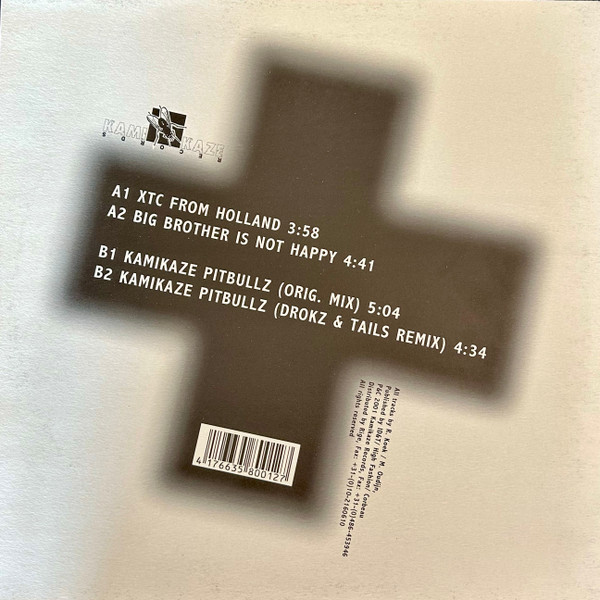 XTC From Holland back cover