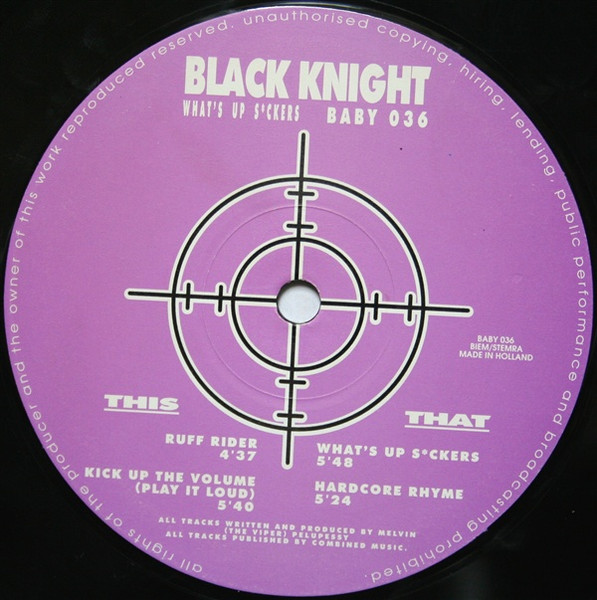 What's Up S*ckers front label