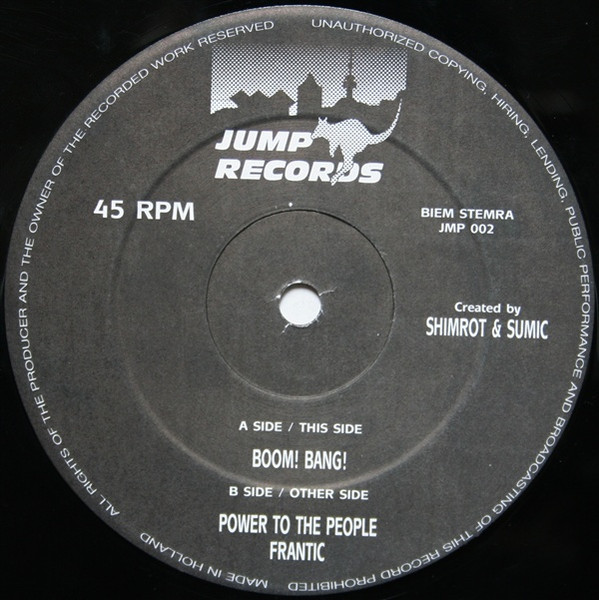 Boom Bang front label