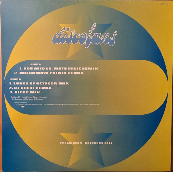 Disco Fans (The Remixes) back cover