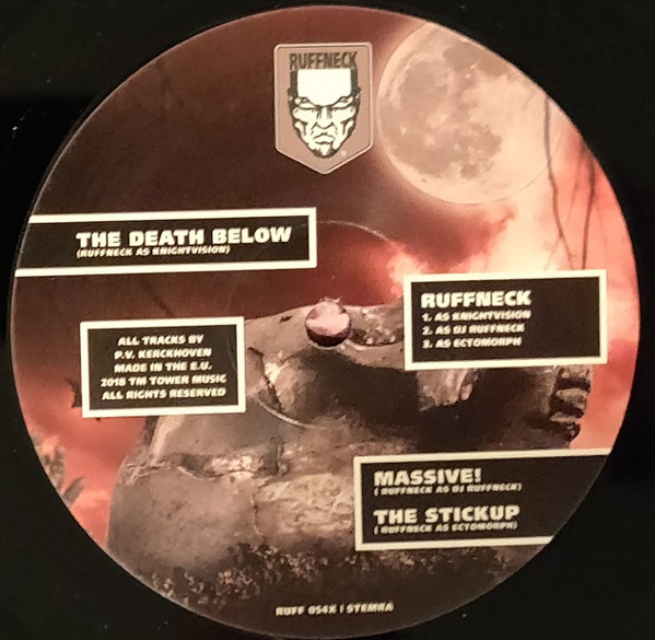 The Death Below back label