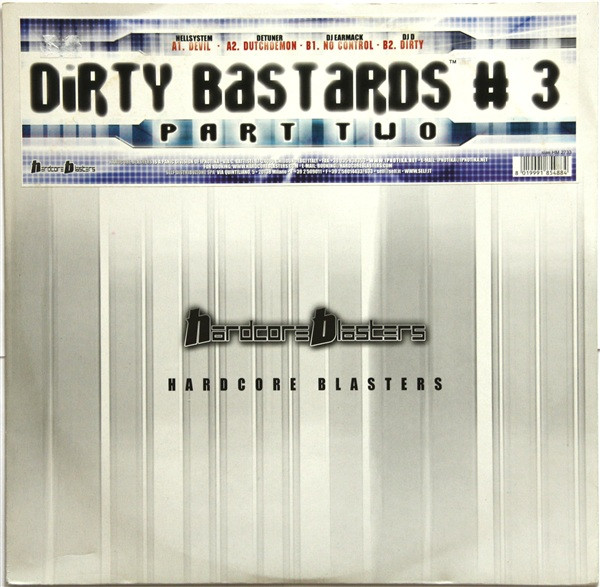 Dirty Bastards # 3 Part Two back label