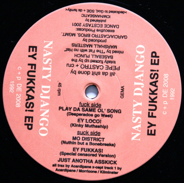 Ey Fukkas! EP back label