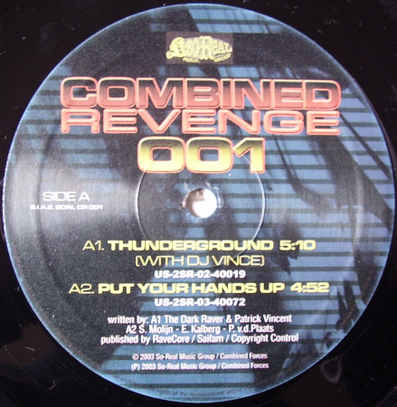 Combined Revenge 001 front label