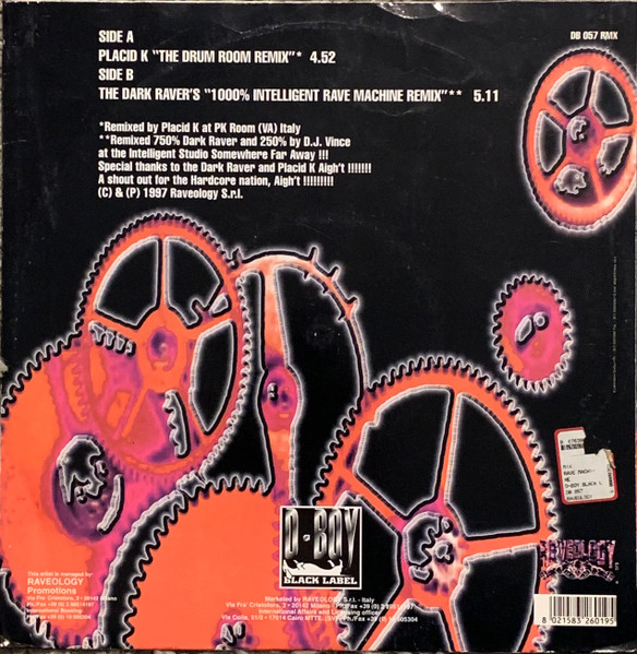 Rave Machine (Party Mixes) back cover